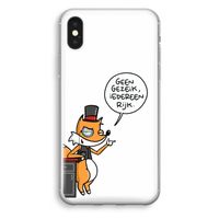 Geen Gezeik: iPhone XS Transparant Hoesje