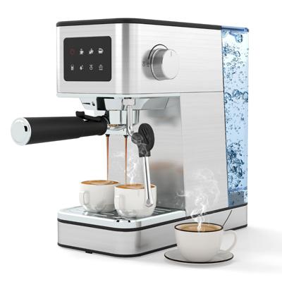 Zeefhoudermachine met Melkopschuimer 20 Bar Espressomachine met Touchscreen en 1,7 L Afneembaar Waterreservoir