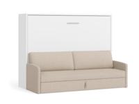 Tweepersoons Opklapbed 140x190cm - Couple - crème bank - Geen matras