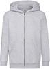 Fruit Of The Loom F401NK Kids´ Classic Hooded Sweat Jacket - Heather Grey - 164