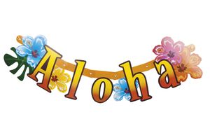 Hawaii letterslinger Aloha (83 cm)