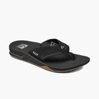 REEF Fanning Slipper Heren Black/Silver 7
