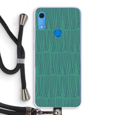 Swirls: Huawei Y6s Transparant Hoesje met koord