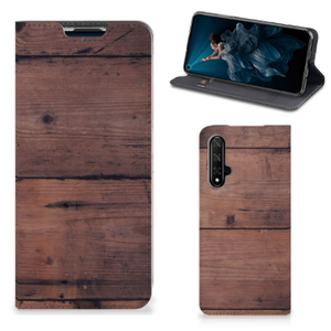 Honor 20 | Huawei Nova 5T Book Wallet Case Old Wood