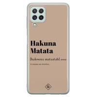 Samsung Galaxy A22 4G siliconen hoesje - Hakuna matata