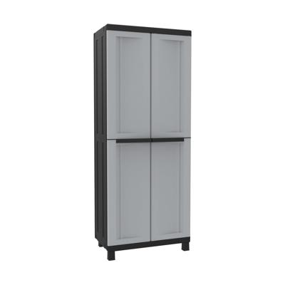 Kledingkast Terry Zwart/Gris Hars Plastic 68 X 39 X 170 CM