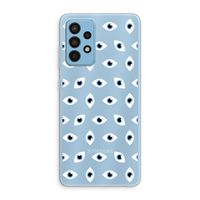 Eyes pattern: Samsung Galaxy A52 Transparant Hoesje