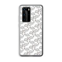 Zwanen: Huawei P40 Pro Transparant Hoesje