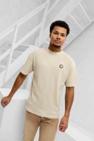 Black Bananas Monogram Waffle T-Shirt Heren Beige - Maat M - Kleur: Beige | Soccerfanshop