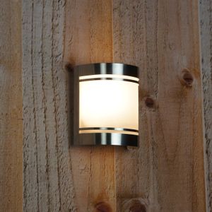 Smartwares Muurlamp voor buiten 14x16,5x10,5 cm zilverkleurig