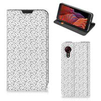 Samsung Galaxy Xcover 5 | Hoesje met Magneet | Stripes Dots