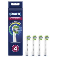 Oral-B FlossAction Opzetborstel Met CleanMaximiser-technologie, Verpakking Van 4 Stuks - thumbnail