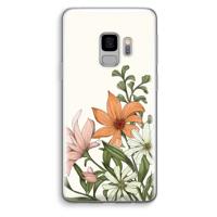 Floral bouquet: Samsung Galaxy S9 Transparant Hoesje