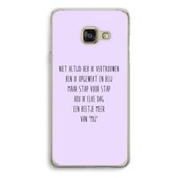 Zelfvertrouwen: Samsung Galaxy A3 (2016) Transparant Hoesje