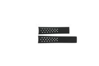 Horlogeband Tag Heuer CV2010 / FC6205 Leder Zwart 20mm