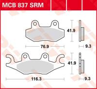 TRW Remblokken, en remschoenen voor de moto, MCB837SRM Sinter maxi scooter