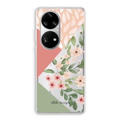 Sweet heaven geometrics: Huawei P50 Pro Transparant Hoesje