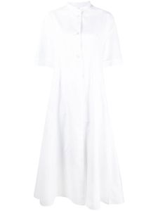 Jil Sander robe-chemise en coton - Blanc