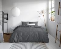 Primaviera Deluxe Uni Satijn Dekbedovertrek Antraciet 200 x 200/220 cm