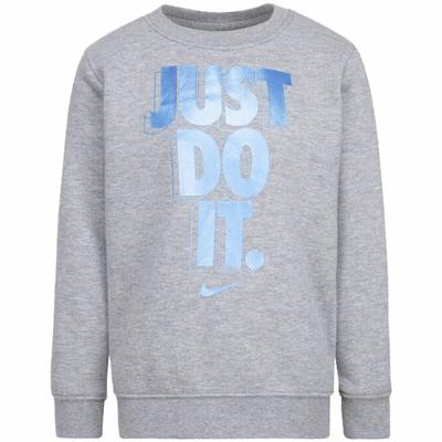 Kindersweater zonder Capuchon Nike Gifting Grijs - Maat: 6-7 jaar