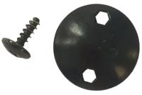 Ortlieb Reserveonderdeel Universele moerenset x10 QL2.1 - Zwart