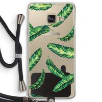 Lange bladeren: Samsung Galaxy A3 (2016) Transparant Hoesje met koord