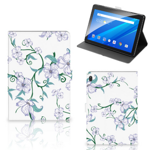 Lenovo Tab E10 Uniek Tablet Cover Blossom White