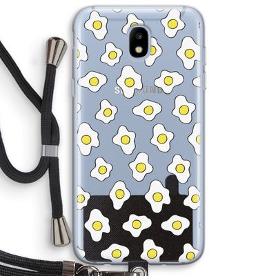 Spiegeleitjes: Samsung Galaxy J5 (2017) Transparant Hoesje met koord