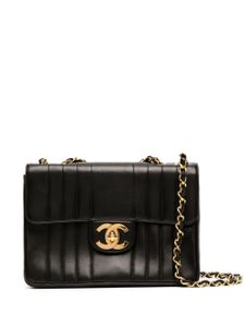 CHANEL Pre-Owned sac porté épaule Mademoiselle (1992) - Noir