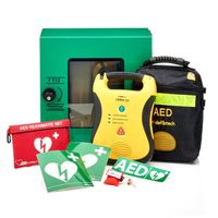 Defibtech Lifeline AED + buitenkast-Groen met pin-Volautomaat - thumbnail