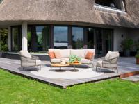4 Seasons Capalbio/Volta loungeset (5-delig) - Teak/Terre 4 Seasons Capalbio/Volta loungeset (5-delig) - Teak/Terre