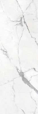 Cifre Cerámica Statuario Wandtegel | 40x120 cm | Gerectificeerd | Marmerlook | Glans Wit zwart