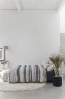 Rivièra Maison Rivièra Maison Rattan Stripes Dekbedovertrek - Blue Grey 260x200/220 cm