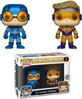 DC Super Heroes Funko Pop Vinyl: Blue Beetle & Booster Gold Double Pack Limited Edition