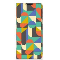 Motorola Moto G51 5G Hoesje met Magneet Funky Retro