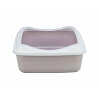 Kattenbak Trixie Classic Wit Lila Plastic 37 × 15 × 48 cm