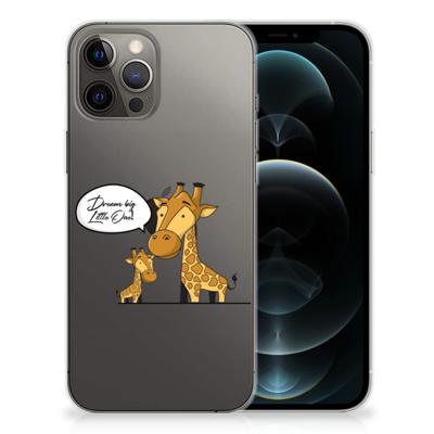 iPhone 12 Pro Max Telefoonhoesje met Naam Giraffe