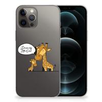 iPhone 12 Pro Max Telefoonhoesje met Naam Giraffe