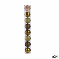 Set kerstballen Groen Plastic Ø 7 cm (24 Stuks)