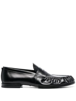 Tod's mocassins à fronces - Noir