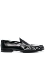 Tod's mocassins à fronces - Noir