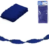 Folat twist slinger crêpepapier blauw 6 meter | 24 stuks