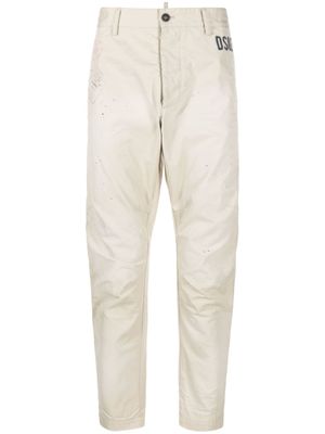 DSQUARED2 pantalon chino Sexy en coton - Tons neutres