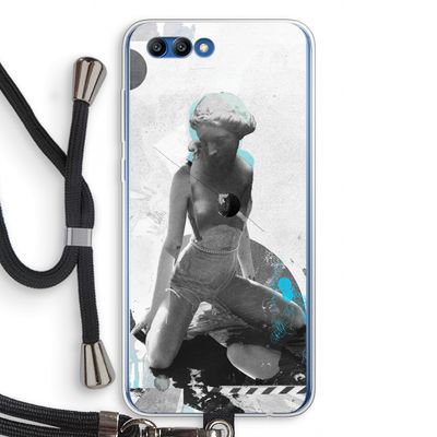 I will not feel a thing: Honor 10 Transparant Hoesje met koord