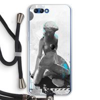 I will not feel a thing: Honor 10 Transparant Hoesje met koord