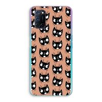 Kat: Oppo A92 Transparant Hoesje Kat: Oppo A92 Transparant Hoesje