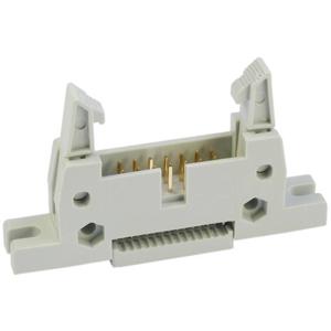 econ connect WS26SKVL Male connector Met vergrendelings hefboom lang, Met montageflens Rastermaat: 2.54 mm Totaal aantal polen: 26 Aantal rijen: 2 1 stuk(s)