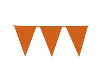 Reuzevlaggenlijn Oranje 10m kunststof