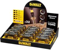 DeWalt Accessoires baliedisplay 12x impact torsion compacte 32-delige schroefbitset - dt70523tm-qz