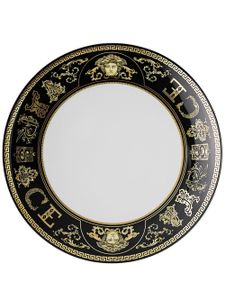 Versace assiette Virtus Gala en porcelaine (20 cm) - Noir